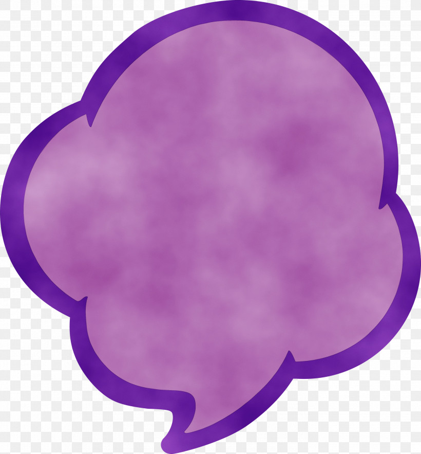 Violet Purple, PNG, 2783x3000px, Thought Bubble, Paint, Purple, Speech Balloon, Violet Download Free