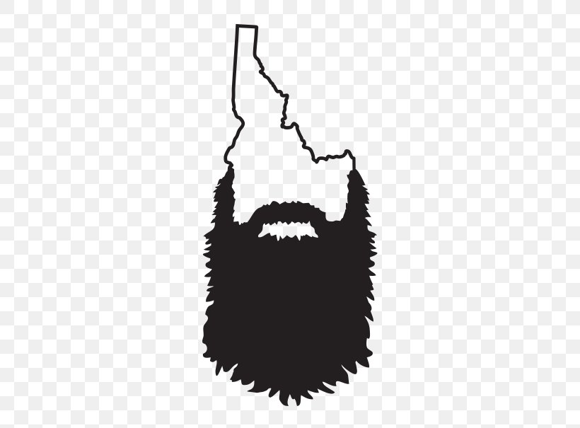 Wear Boise Decal Bumper Sticker Retail, PNG, 600x605px, Wear Boise, Beard, Black, Black And White, Bumper Sticker Download Free