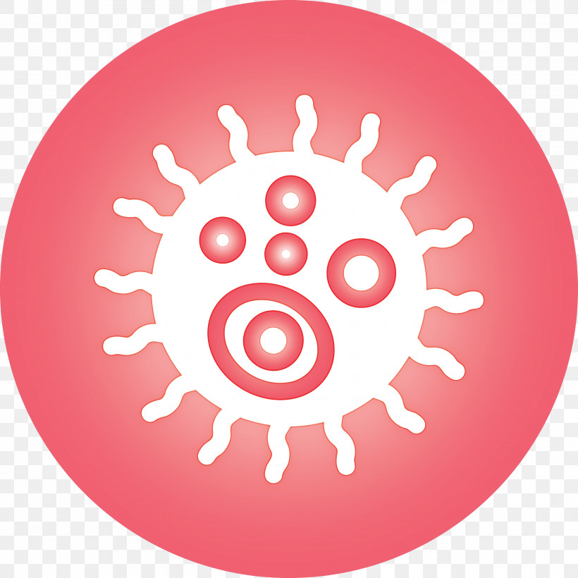 Bacteria Germs Virus, PNG, 3000x3000px, Bacteria, Automotive Wheel System, Circle, Germs, Pink Download Free