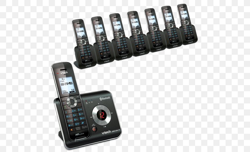 Cordless Telephone Digital Enhanced Cordless Telecommunications Handset Home & Business Phones, PNG, 500x500px, Cordless Telephone, Electronic Device, Electronics, Electronics Accessory, Handset Download Free