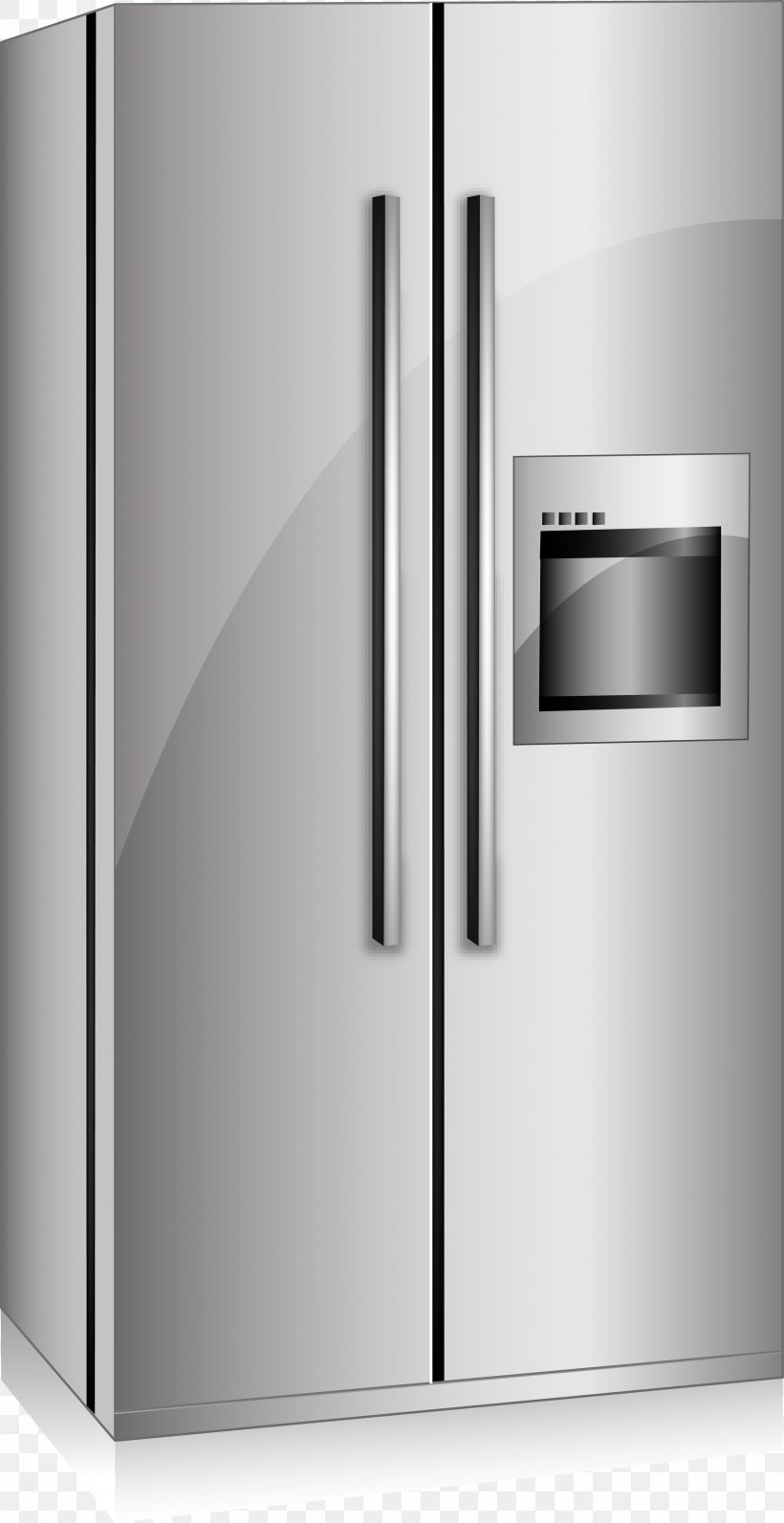 Refrigerator Refrigeration Clip Art, PNG, 2753x5349px, Refrigerator, Congelador, Home Appliance, Kitchen, Kitchen Appliance Download Free