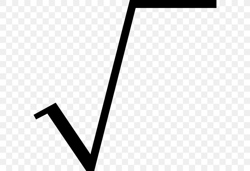 Square Root Zero Of A Function Mathematics Radical Symbol Clip Art, PNG, 600x560px, Square Root, Black, Black And White, Brand, Mathematical Notation Download Free
