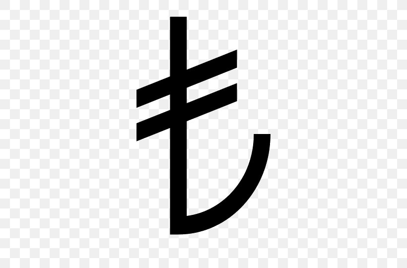 Turkish Lira Sign Coin Currency Symbol, PNG, 540x540px, Turkish Lira Sign, Black And White, Brand, Coin, Cross Download Free