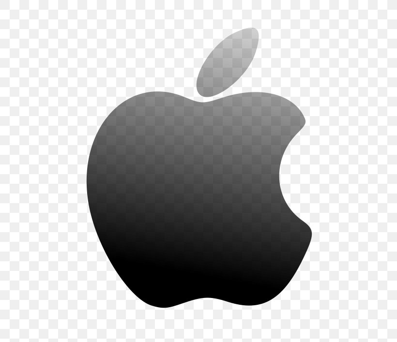 Apple Logo Desktop Wallpaper Clip Art, PNG, 500x707px, Apple, Black, Black And White, Computer, Heart Download Free