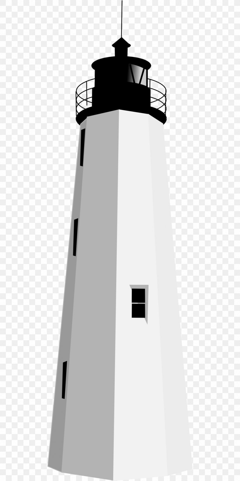 Beacon Lighthouse Clip Art, PNG, 960x1920px, Beacon, Black And White, Ceiling Fixture, Light Fixture, Lighthouse Download Free
