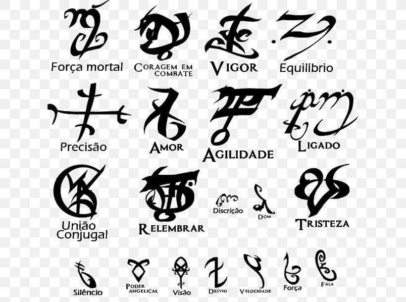 Sticker Mortal Instruments City of Bones Shadowhunters Fearless Rune Decal 