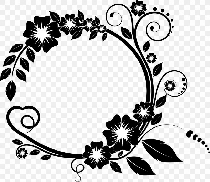 Picture Frames Flower Clip Art, PNG, 1280x1110px, Picture Frames, Artwork, Autocad Dxf, Black And White, Body Jewelry Download Free