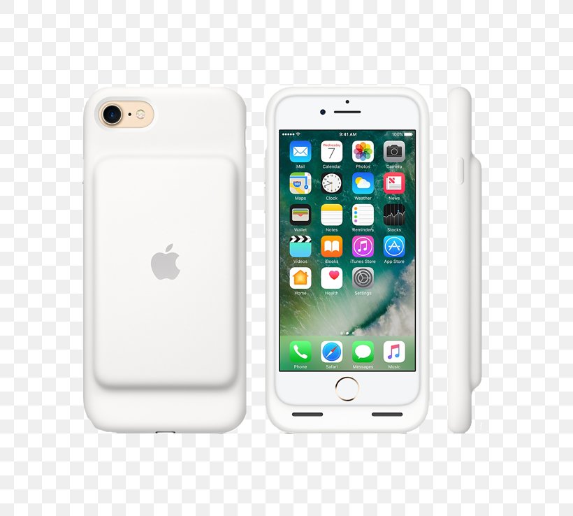 Apple IPhone 8 Plus IPhone 7 Battery Charger Apple Smart Battery Case, PNG, 595x738px, Apple Iphone 8 Plus, Apple, Battery Charger, Cellular Network, Communication Device Download Free