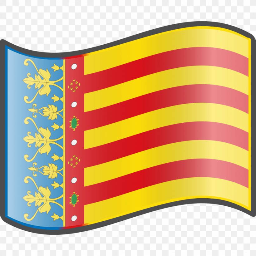Flag Of The Valencian Community Crown Of Aragon Senyera, PNG, 1024x1024px, Valencia, Catalan, Crown Of Aragon, Estelada, Flag Download Free