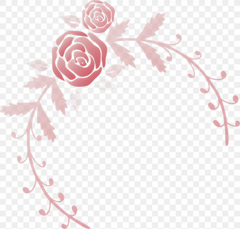 Rose Frame Flower Frame Wedding Frame, PNG, 3000x2868px, Rose Frame, Circle, Flower, Flower Frame, Heart Download Free
