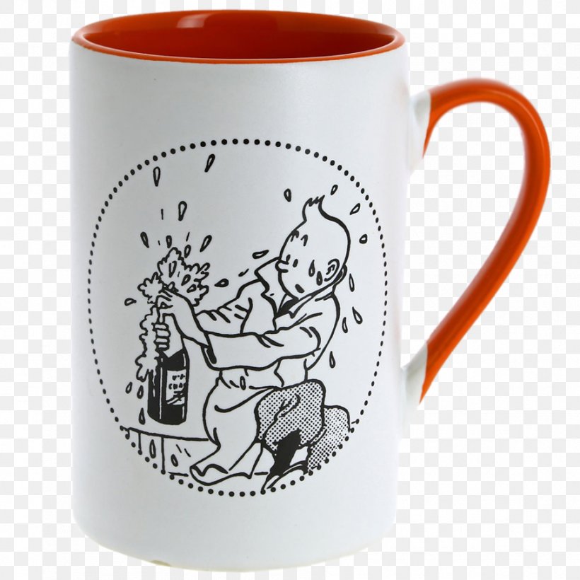 Snowy The Crab With The Golden Claws Tintin In The Congo Coffee Cup Tintin In The Land Of The Soviets, PNG, 907x907px, Snowy, Adventures Of Tintin, Ceramic, Coffee Cup, Comics Download Free