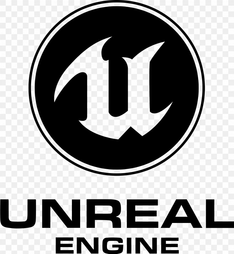 Unreal Engine 4 Game Engine Computer Software, PNG, 3134x3413px, Unreal, Area, Black And White, Brand, Computer Software Download Free
