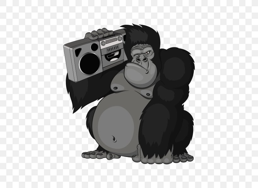 Western Gorilla Ape Clip Art, PNG, 600x600px, Western Gorilla, Ape, Bear, Black, Chimpanzee Download Free