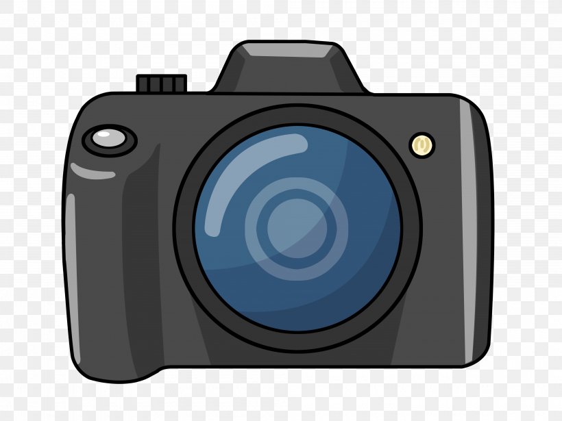 Camera Cartoon Photography Clip Art, PNG, 4000x3000px, Camera, Camera Lens, Cameras Optics, Cartoon, Digital Camera Download Free