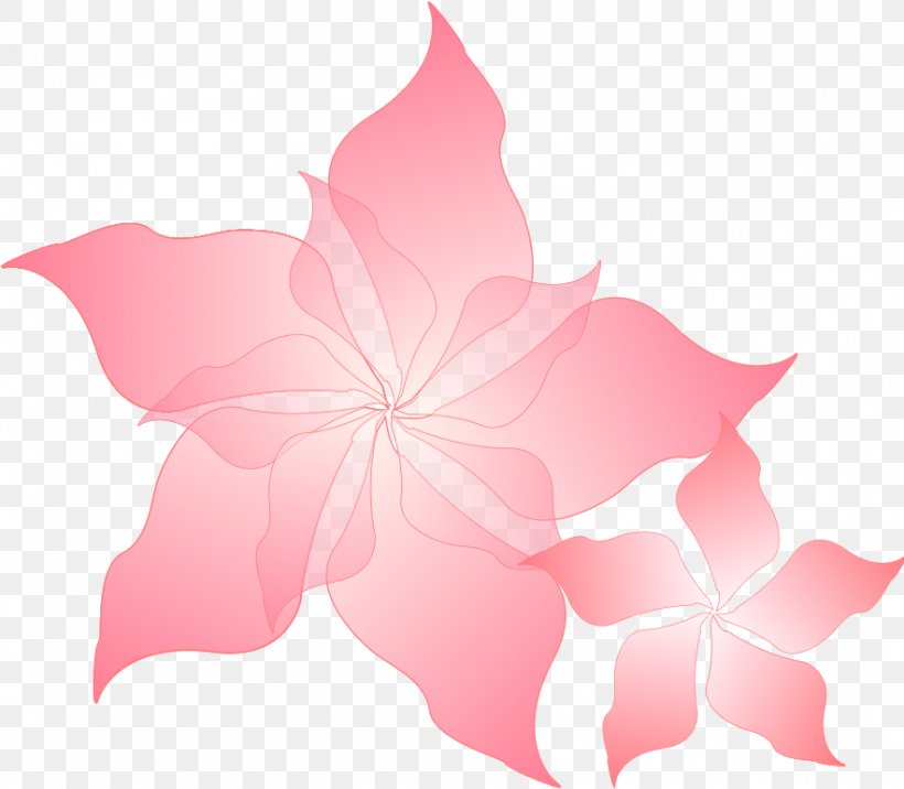 Pink Flower Cartoon, PNG, 883x772px, Flower, Drawing, Floral Design, Leaf, Morning Glory Download Free