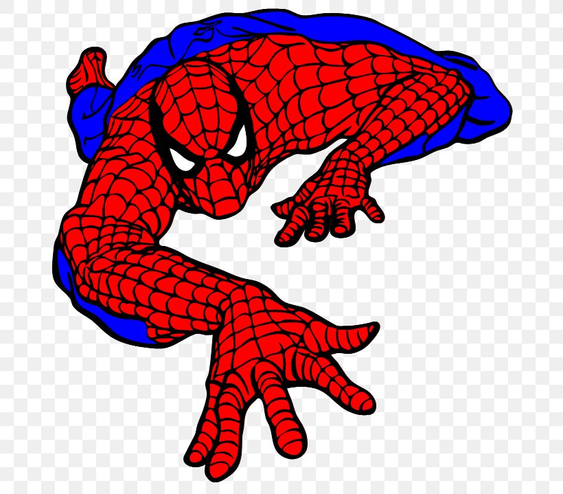 Spider-Man Clip Art Superhero Silhouette, PNG, 695x719px, Spiderman, Autocad Dxf, Claw, Comics, Fictional Character Download Free