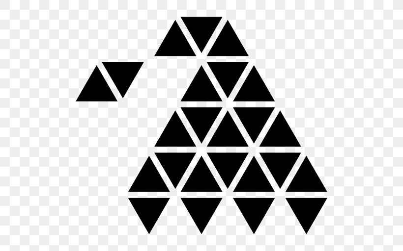 Polygon Shape Penrose Triangle Geometry, PNG, 512x512px, Polygon, Area, Black, Black And White, Brand Download Free