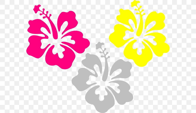 Hawaiian Hibiscus Stencil Flower Clip Art, PNG, 600x474px, Hawaii, Black And White, Blue Hibiscus, Common Sunflower, Cut Flowers Download Free