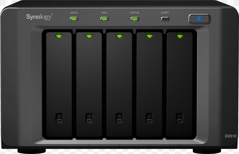 Synology Inc. Network Storage Systems Hard Drives Synology DiskStation DS1511+ Synology DiskStation DS1512+, PNG, 2328x1500px, Synology Inc, Audio Receiver, Computer Component, Data Storage Device, Directattached Storage Download Free