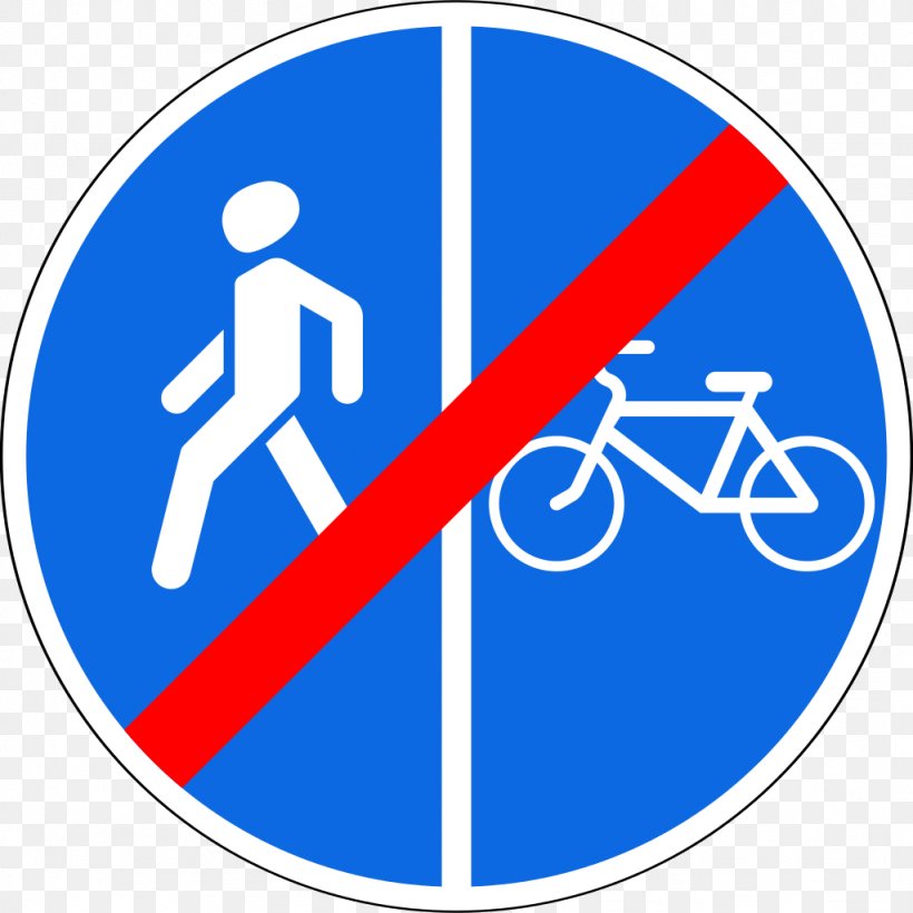 Bike Path Pedestrian Zone Bicycle Traffic Sign, PNG, 1024x1024px, Bike Path, Area, Bicycle, Blue, Brand Download Free