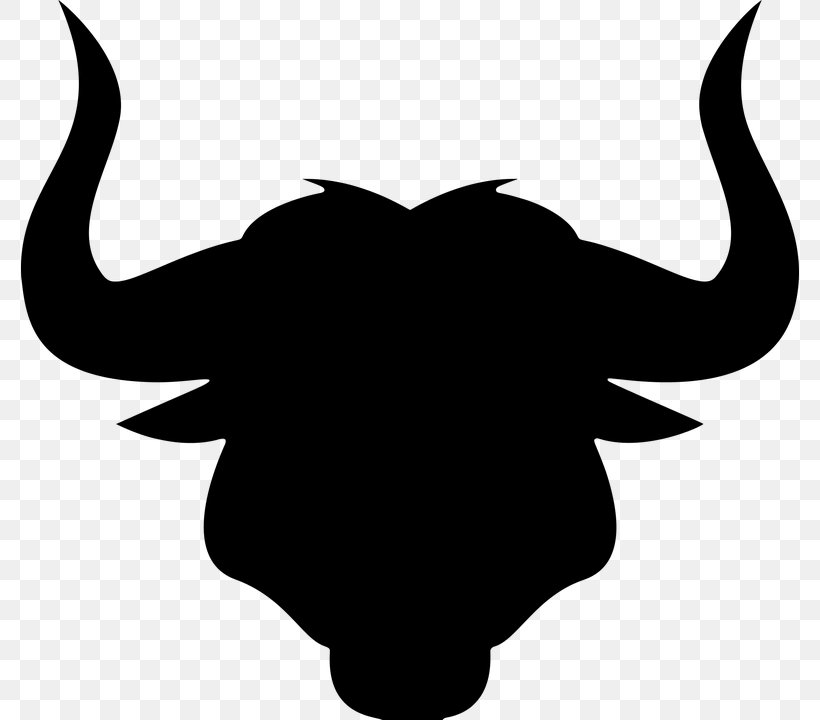 Cattle Bull Silhouette Clip Art, PNG, 778x720px, Cattle, Artwork, Black, Black And White, Bucking Bull Download Free
