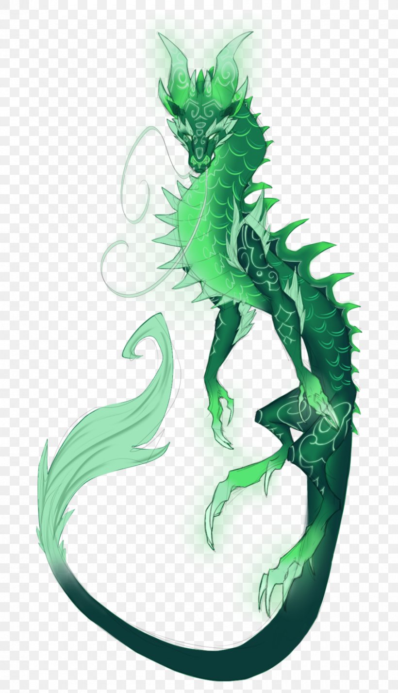 Chinese Dragon Unicorn Green Imaginary, PNG, 900x1567px, Dragon, Art, Basilisk, Chinese Dragon, Drawing Download Free