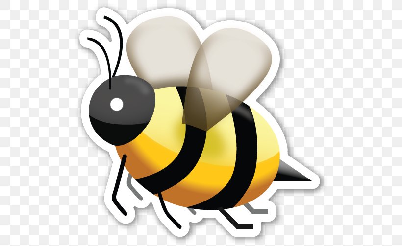Emoji Honey Bee Sticker Lemonade, PNG, 528x503px, Emoji, Beak, Bee, Bumblebee, Emoji Movie Download Free