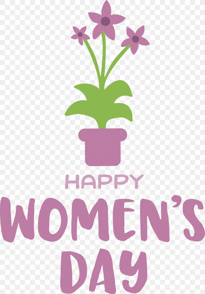 Happy Women’s Day Women’s Day, PNG, 2089x3000px, Cut Flowers, Floral Design, Flower, Lavender, Logo Download Free