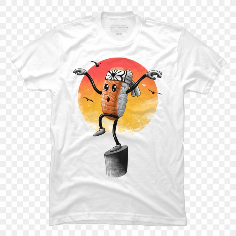 Printed T-shirt Sushi Top Spreadshirt, PNG, 1800x1800px, Tshirt, Active Shirt, Brand, Casual, Clothing Download Free