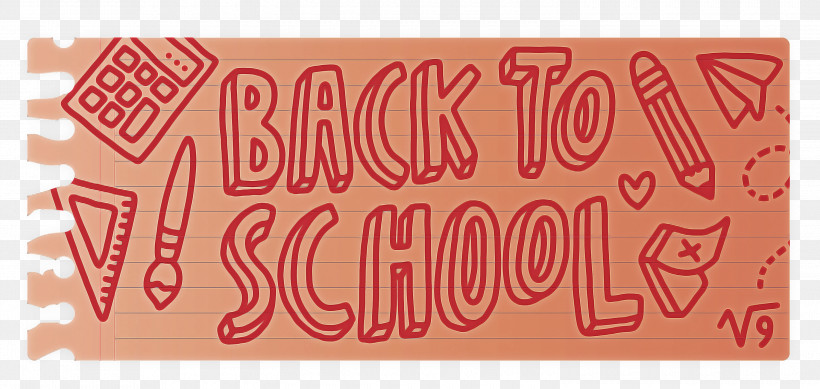 Back To School, PNG, 3000x1425px, Back To School, Calligraphy, Labelm, Line, M Download Free