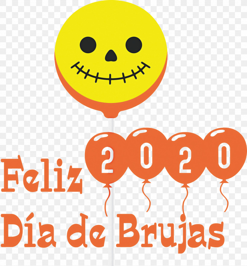 Feliz Día De Brujas Happy Halloween, PNG, 2791x3000px, Feliz D%c3%ada De Brujas, Area, Balloon, Happy Halloween, Line Download Free
