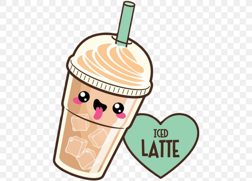 Latte Iced Coffee Espresso Clip Art, PNG, 480x590px, Latte, Artwork, Coffee, Coffee Cup, Donuts Download Free