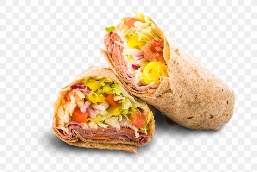 Mission Burrito Wrap Fast Food Vegetarian Cuisine, PNG, 1900x1268px, Mission Burrito, American Food, Appetizer, Burrito, Cuisine Download Free