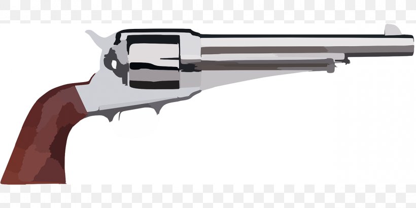 Trigger Revolver Firearm Weapon Gun, PNG, 1280x640px, Watercolor, Cartoon, Flower, Frame, Heart Download Free