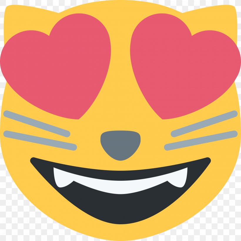 Cat Emoji Heart Kitten Smile, PNG, 2000x2000px, Cat, Emoji, Emojipedia, Emoticon, Eye Download Free