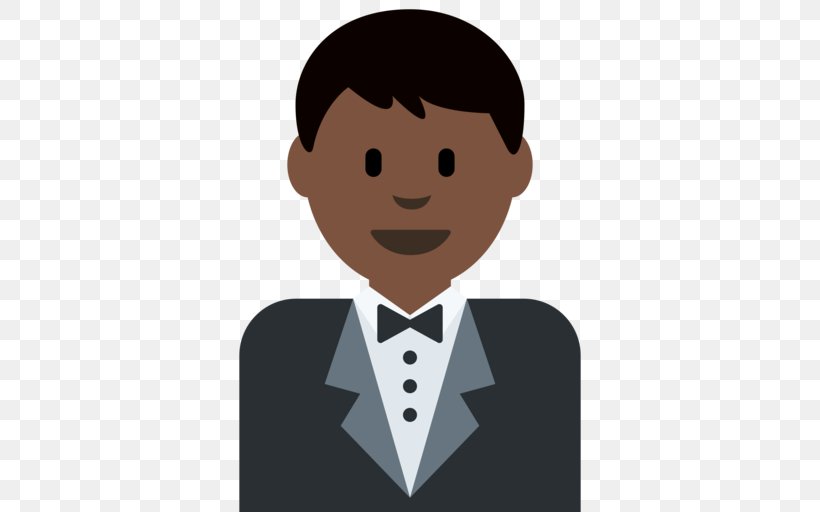 Emoji Domain Tuxedo Man Dark Skin, PNG, 512x512px, Emoji, Black, Boy, Bride, Bridegroom Download Free