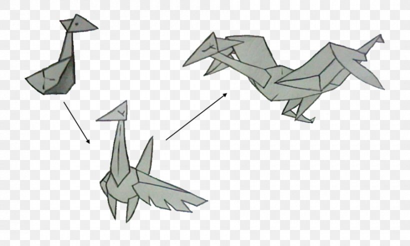 Origami Marine Mammal Paper Cartoon Design, PNG, 900x540px, Origami, Art, Art Paper, Artwork, Cartoon Download Free