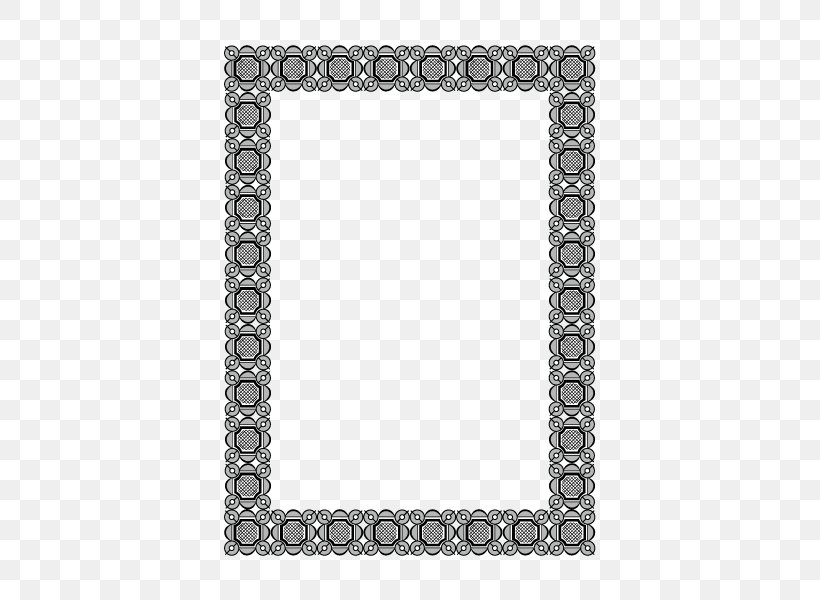 Picture Frame Black And White Area Pattern, PNG, 600x600px, Picture Frame, Area, Black, Black And White, Monochrome Download Free
