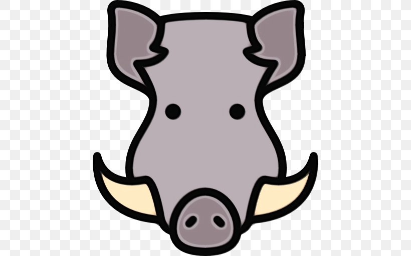 Pig Cartoon, PNG, 512x512px, Wild Boar, Animal, Cartoon, Coloring Book, Pig Download Free