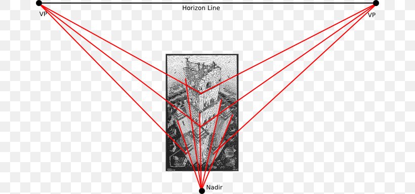 Tower Of Babel Perspective Drawing Lijnperspectief Painting, PNG, 678x383px, Tower Of Babel, Art, Diagram, Drawing, Exhibition Download Free