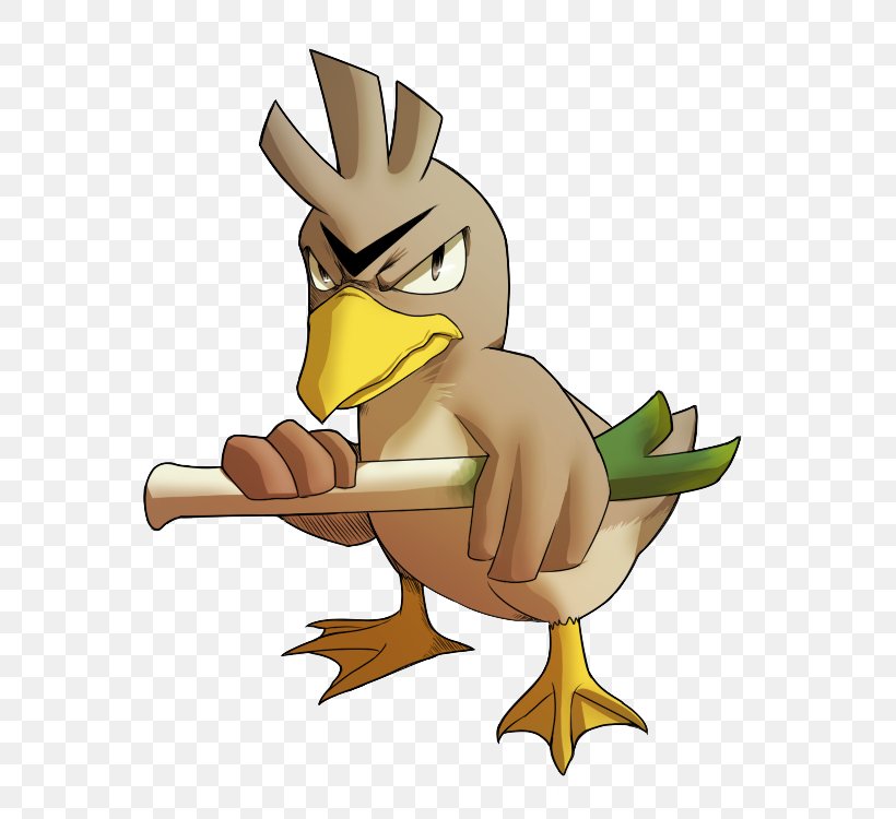 Duck Farfetch'd Évolution Des Pokémon, PNG, 750x750px, Duck, Art, Beak, Bird, Cartoon Download Free