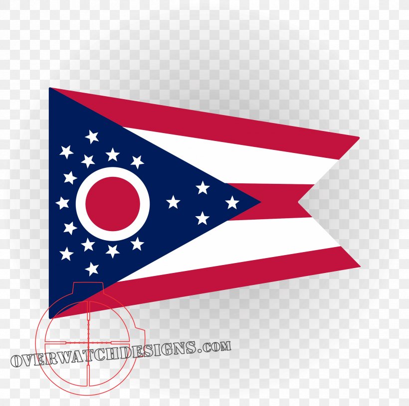 Flag Of Ohio Flag Of The United States State Flag, PNG, 2409x2396px, Ohio, Brand, Flag, Flag Of Ohio, Flag Of Oklahoma Download Free