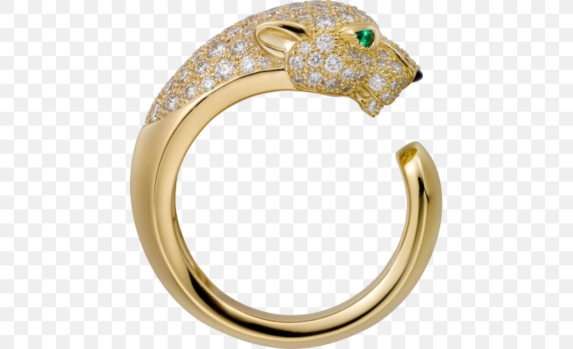 Ring Cartier Diamond Brilliant Emerald, PNG, 500x500px, Ring, Bangle, Body Jewelry, Bracelet, Brilliant Download Free