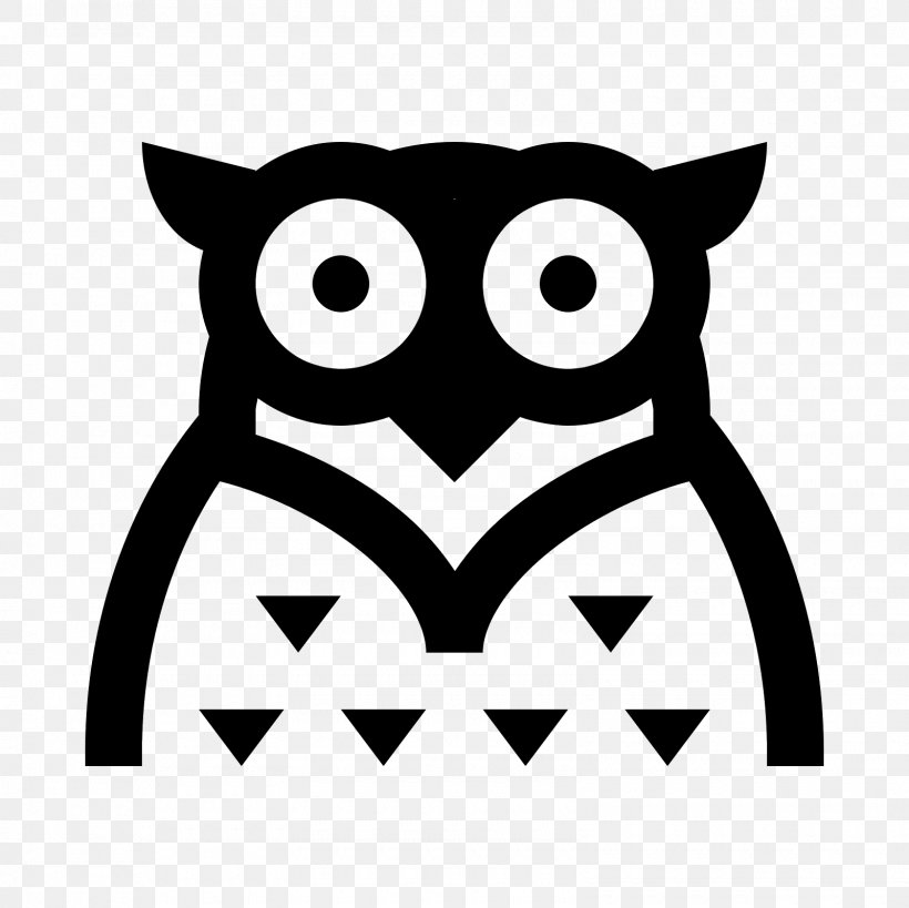Owl Font, PNG, 1600x1600px, Owl, Beak, Bird, Bird Of Prey, Black And White Download Free