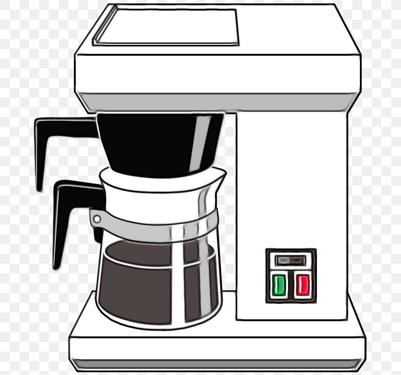 Watercolor Cartoon, PNG, 692x768px, Watercolor, Coffeemaker, Cookware, Cookware Accessory, Drip Coffee Maker Download Free