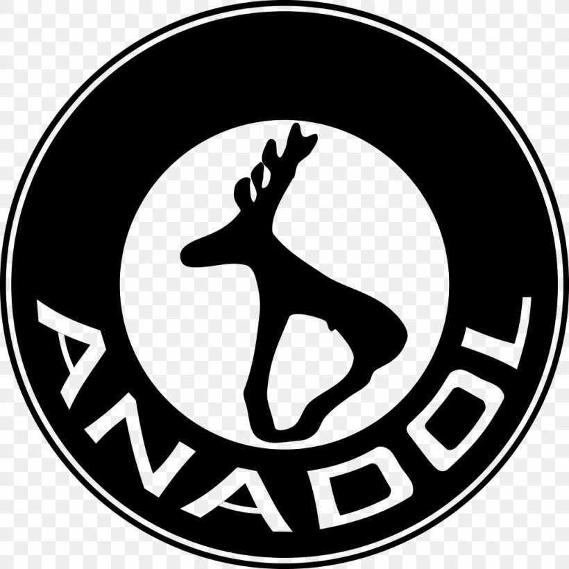 Anadol Car Logo Brand Emblem, PNG, 1024x1024px, Anadol, Anadolu University, Area, Black, Black And White Download Free