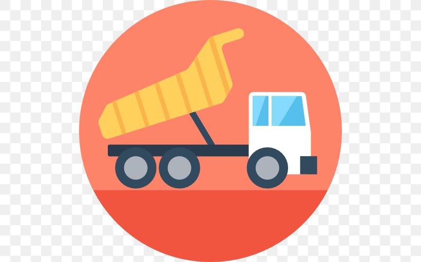 Dump Truck, PNG, 512x512px, Dump Truck, Brand, Logo, Orange, Symbol Download Free