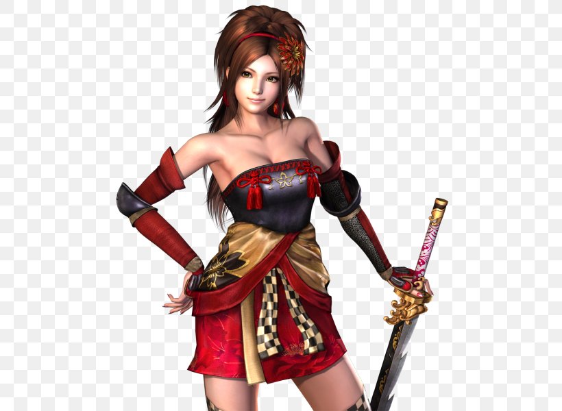 Kaihime Samurai Warriors 3 Warriors Orochi 3 Musou Orochi Z, PNG, 500x600px, Kaihime, Brown Hair, Concept Art, Costume, Dynasty Warriors Download Free