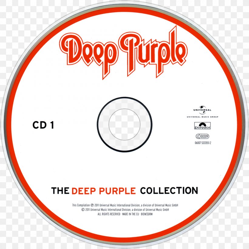Compact Disc Made In Europe Deep Purple Brand Disk Storage, PNG, 1000x1000px, Compact Disc, Area, Brand, Data Storage Device, Deep Purple Download Free
