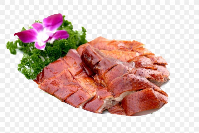 Peking Duck Roast Goose Roast Beef Ham, PNG, 1024x682px, Watercolor, Cartoon, Flower, Frame, Heart Download Free